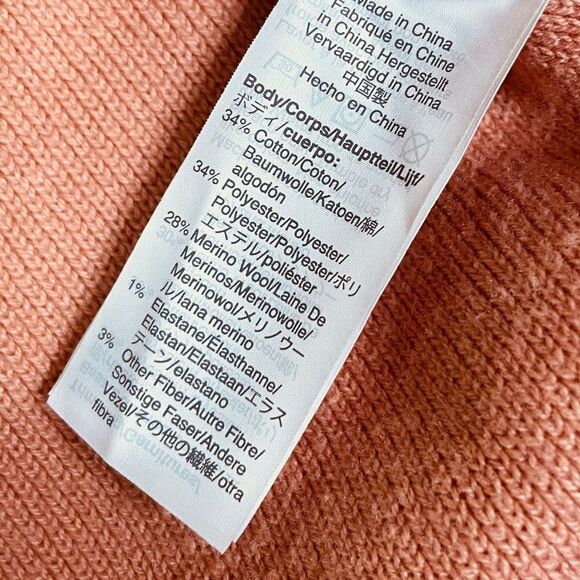 J.CREW Collection Wool Blend Oversized Double Breasted Sweater Coat Small J6333 - Picture 8 of 8